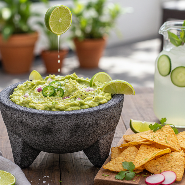 Refreshing Cilantro Lime Guacamole recipe