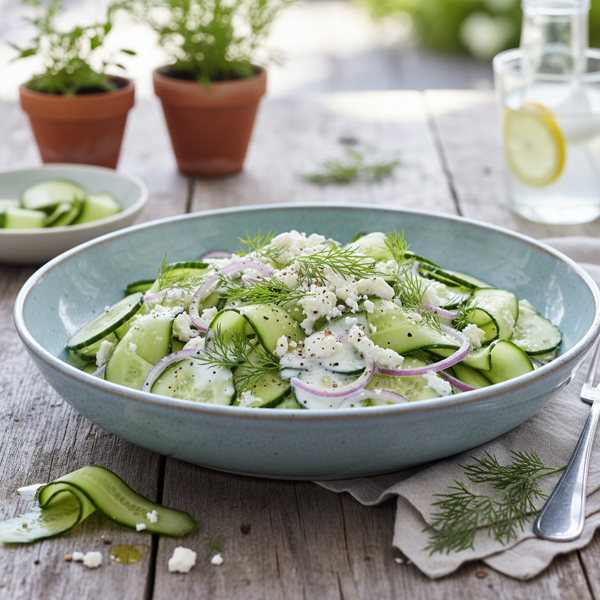 Refreshing Cucumber Dill Salad recipe