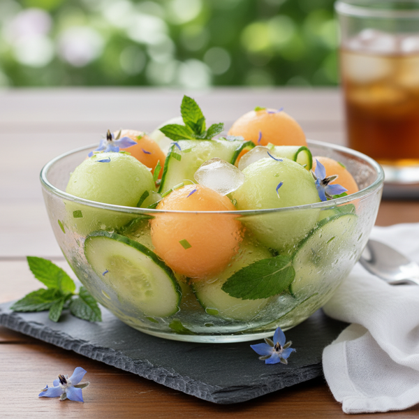 Refreshing Cucumber Melon Bliss recipe