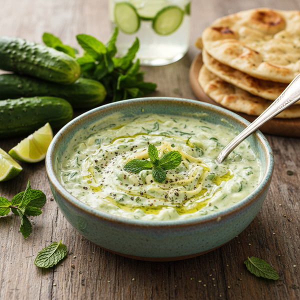 Refreshing Cucumber Mint Chutney recipe