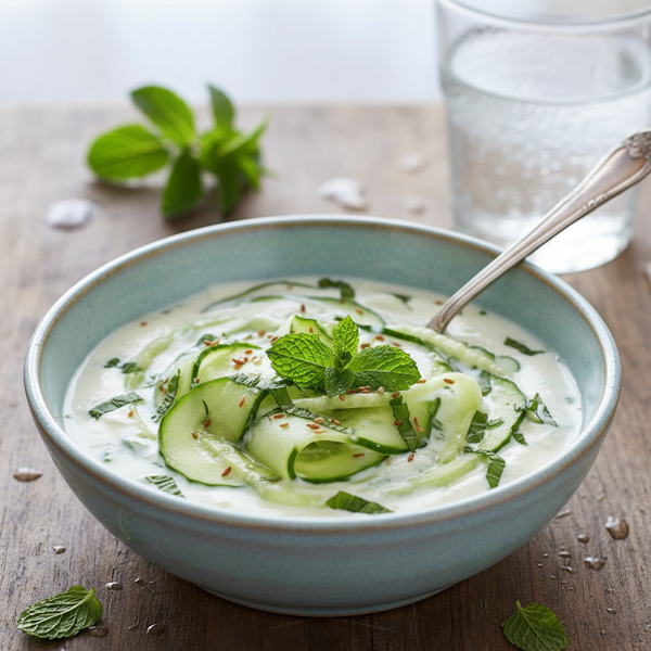 Refreshing Cucumber Mint Raita recipe