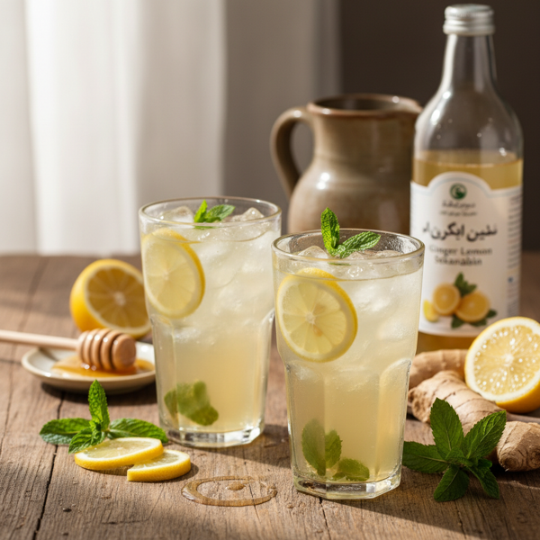 Refreshing Ginger Lemonade Sekanjabin recipe