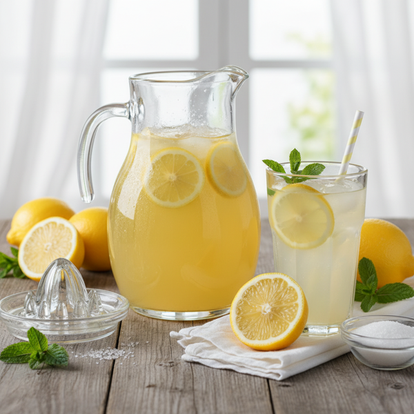 Refreshing Homemade Lemonade Concentrate recipe