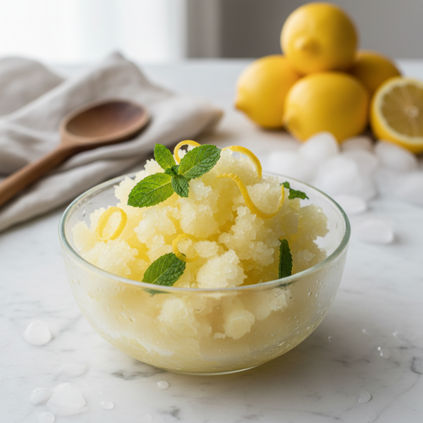 Refreshing Italian Lemon Granita recipe