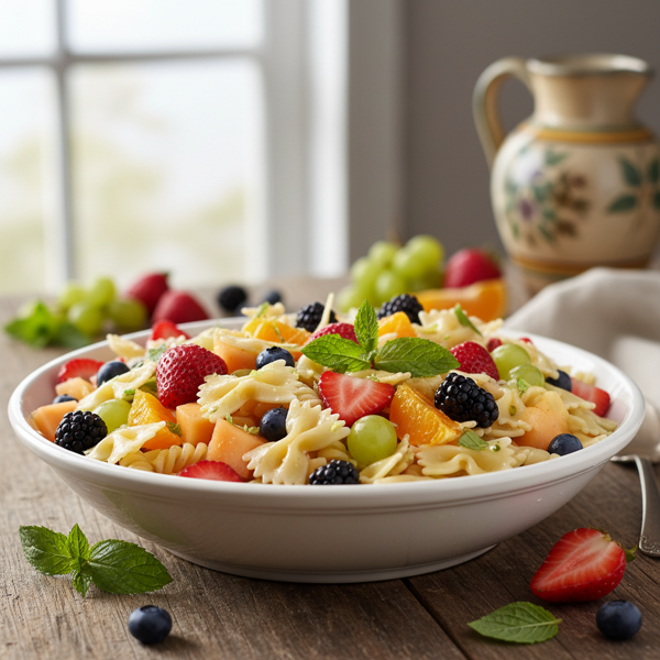 Refreshing Italian Pasta Fruit Delight recipe