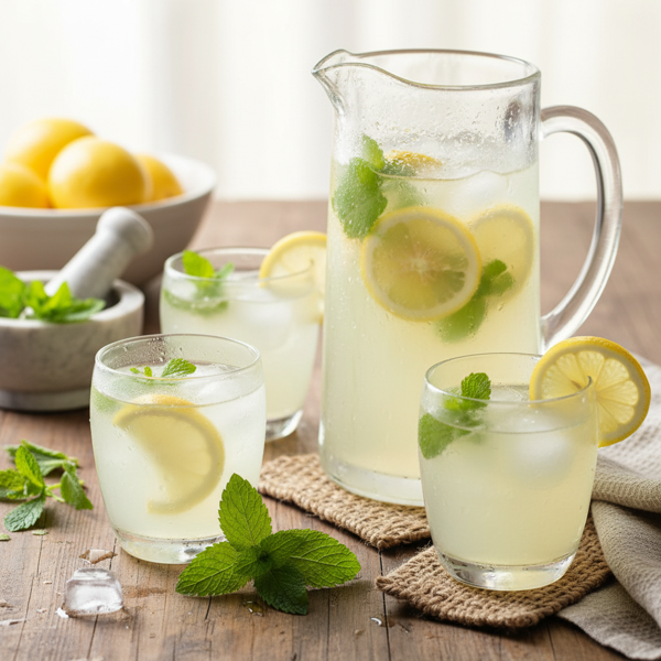 Refreshing Lemon Balm Infused Lemonade recipe