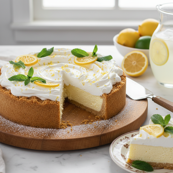 Refreshing Lemon Cream Ice Box Pie recipe