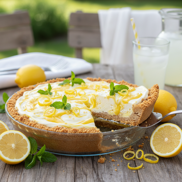 Refreshing Lemonade Ice Cream Dream Pie recipe