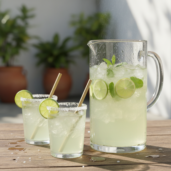 Refreshing Lime Agua Fresca recipe