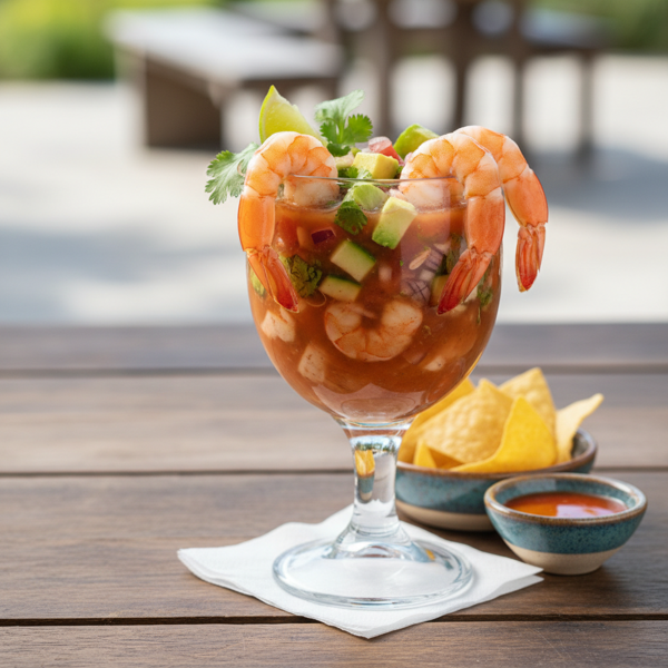 Refreshing Mexican Shrimp Cocktail recipe