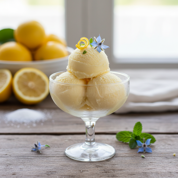 Refreshing Meyer Lemon Sorbet recipe
