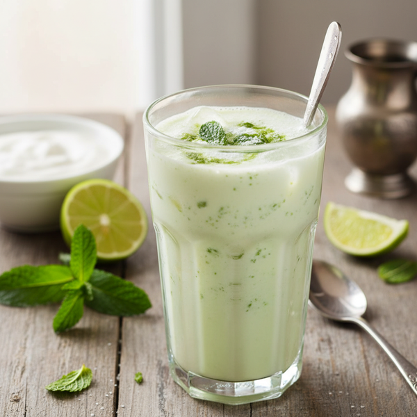 Refreshing Minty Lassi Delight recipe