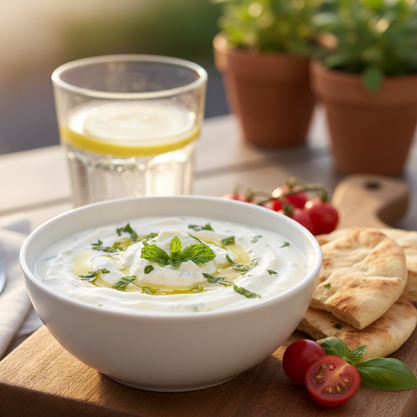 Refreshing Minty Yogurt Dip recipe