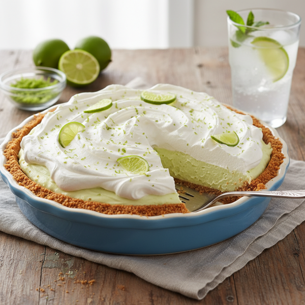 Refreshing No-Bake Key Lime Cream Pie recipe