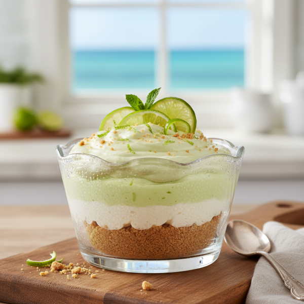 Refreshing No-Bake Key Lime Delight recipe
