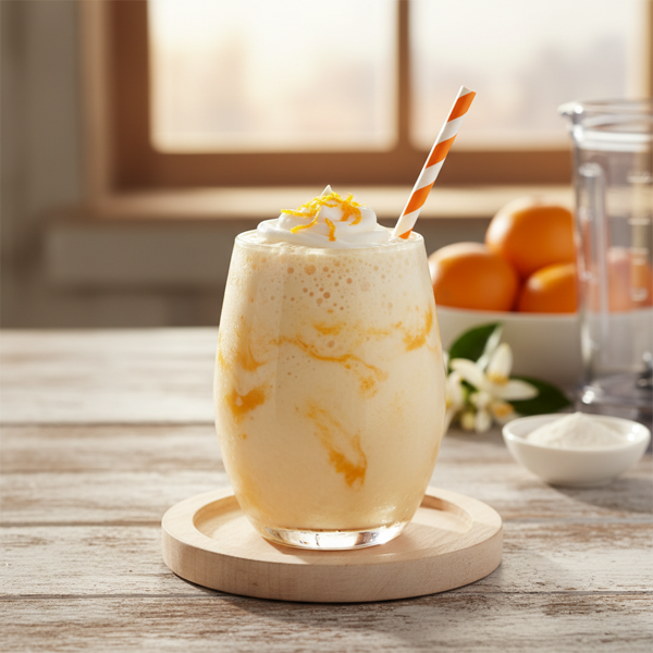Refreshing Orange Creamsicle Protein Smoothie recipe