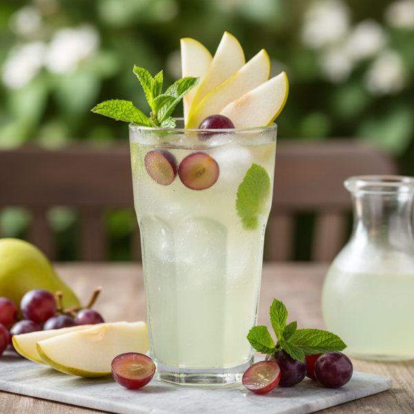 Refreshing Pear and Grape Elixir recipe