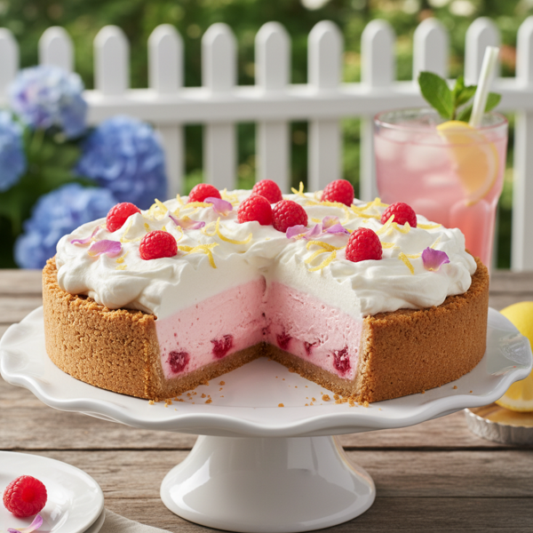 Refreshing Pink Lemonade Cream Pie recipe