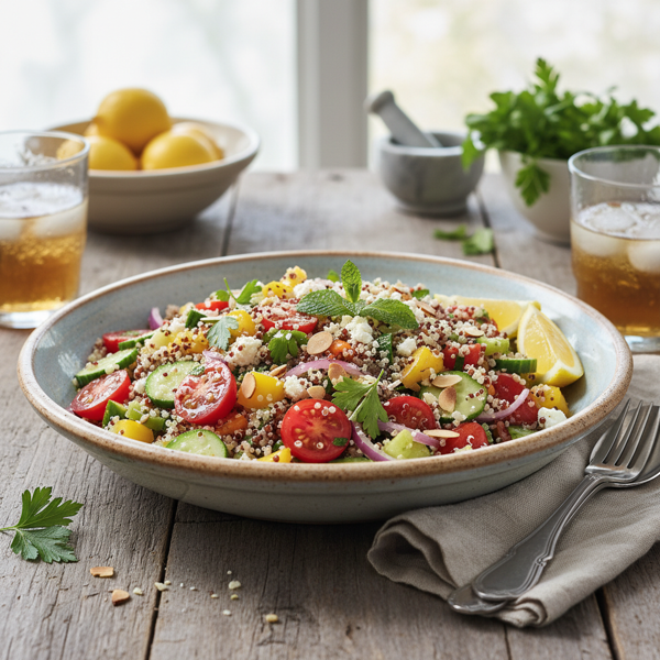 Refreshing Quinoa Vegetable Medley recipe