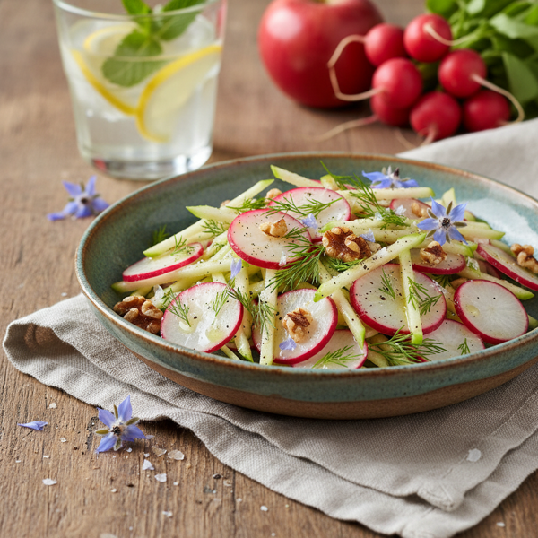 Refreshing Radish & Apple Salad recipe