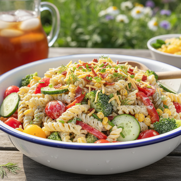 Refreshing Ranch Garden Pasta Salad recipe