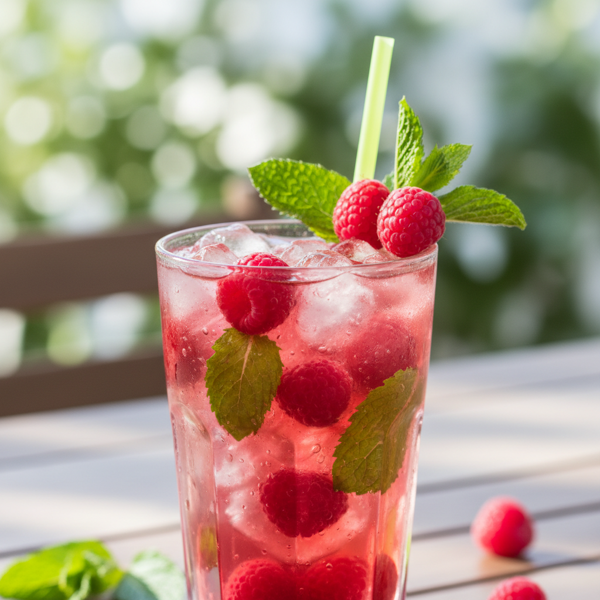 Refreshing Raspberry-Mint Cooler recipe
