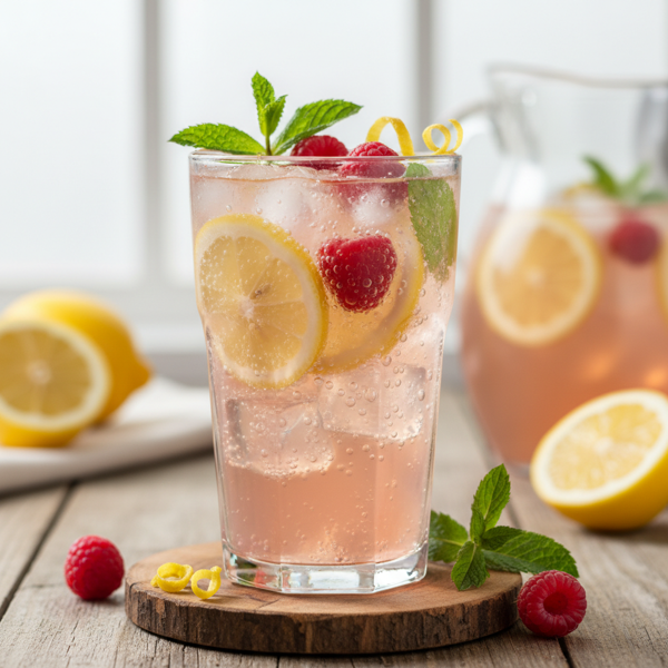 Refreshing Raspberry Lemonade Fizz recipe