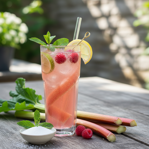 Refreshing Rhubarb Sparkler recipe