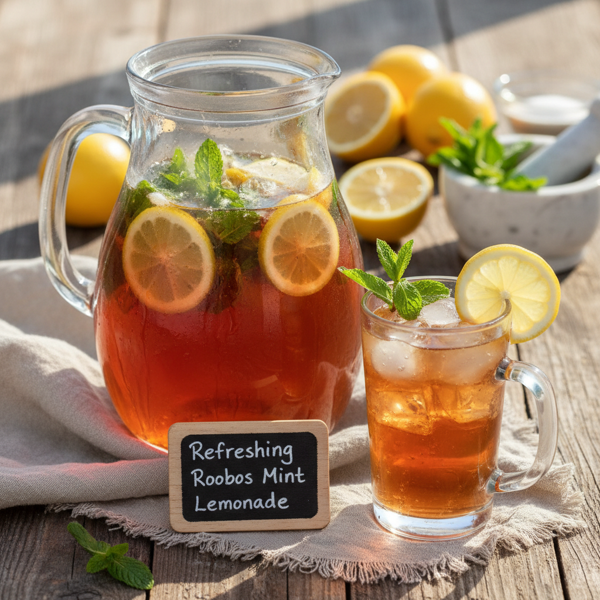 Refreshing Rooibos Mint Lemonade recipe