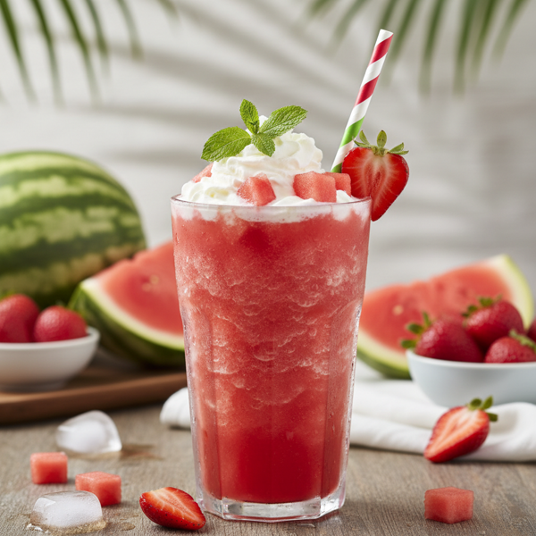 Refreshing Strawberry-Watermelon Slush recipe