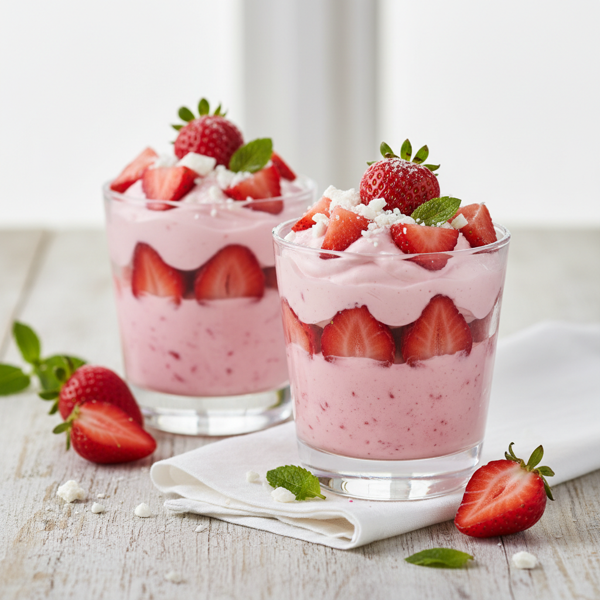 Refreshing Strawberry Angel Delight recipe