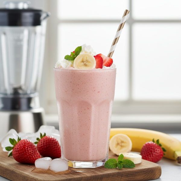 Refreshing Strawberry Banana Smoothie recipe
