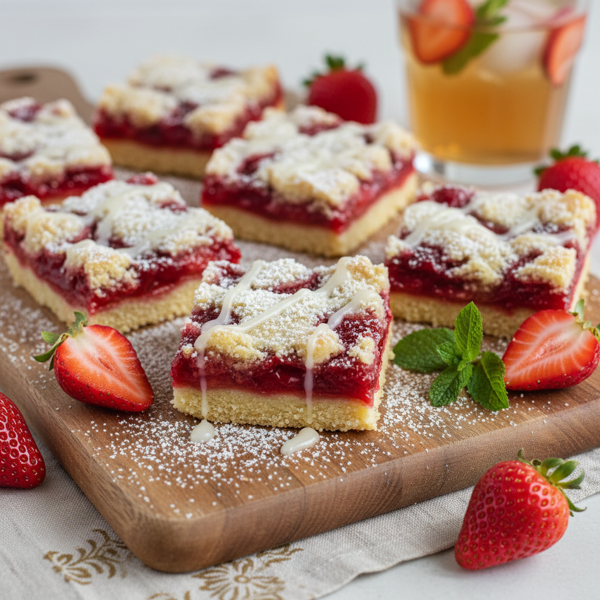 Refreshing Strawberry Bliss Bars recipe