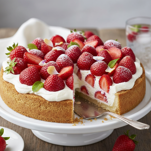 Refreshing Strawberry Delight Pie (Sugar-Free) recipe