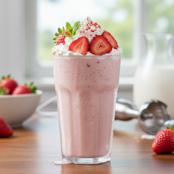 Refreshing Strawberry Delight Smoothie recipe