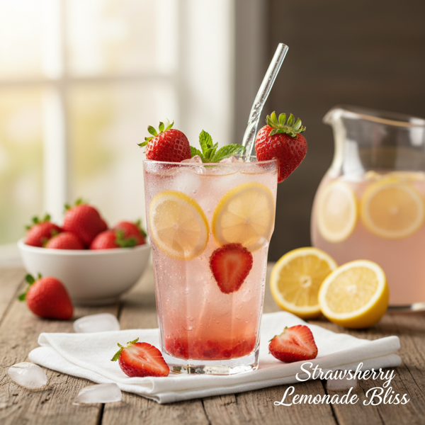 Refreshing Strawberry Lemonade Bliss recipe