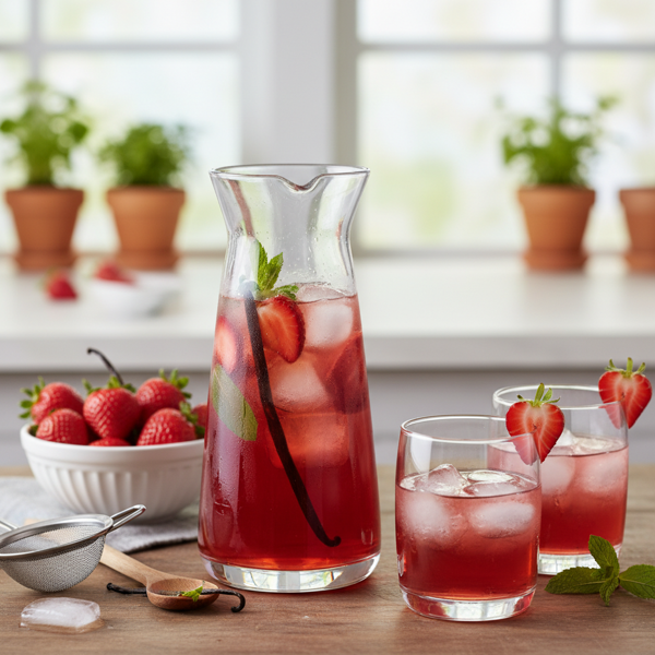 Refreshing Strawberry Vanilla Infusion recipe