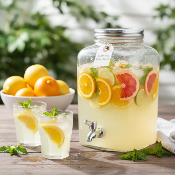 Refreshing Sugar-Free Citrus Punch recipe