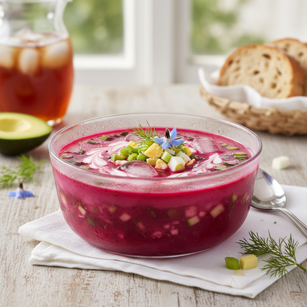 Refreshing Summer Borscht recipe