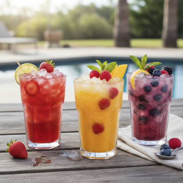 Refreshing Summer Fruit Daiquiris recipe