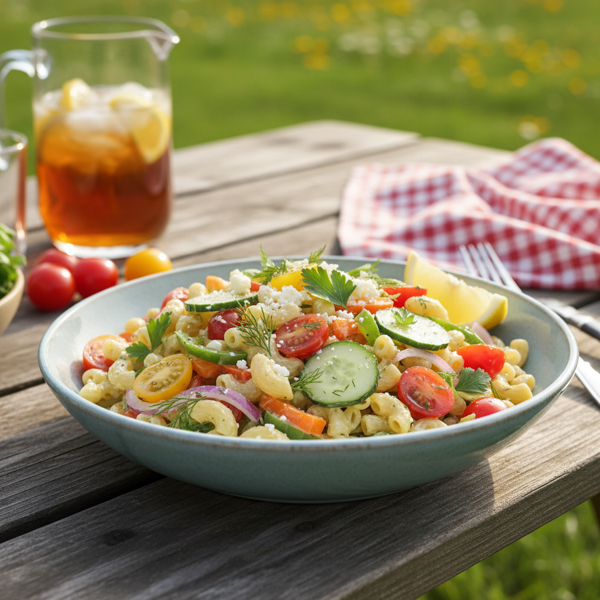 Refreshing Summer Macaroni Salad recipe