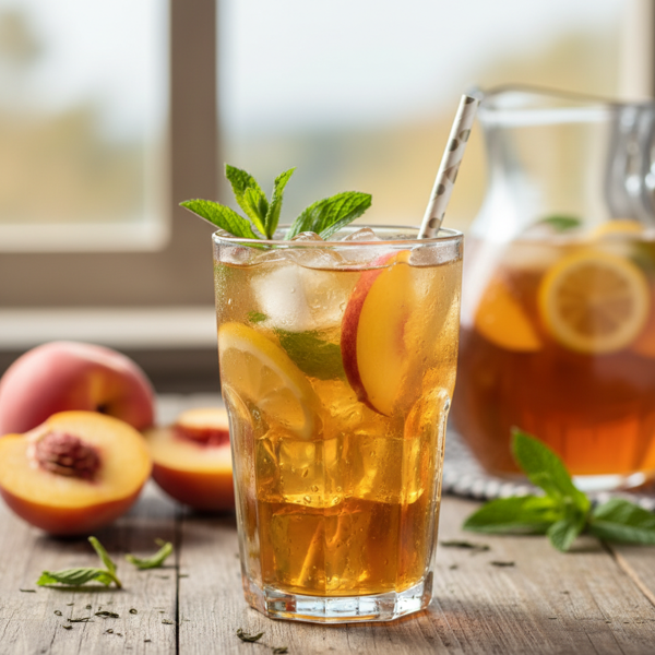 Refreshing Summer Peach Iced Tea recipe