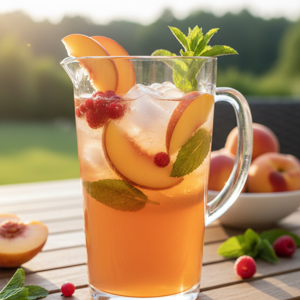 Refreshing Summer Peach Sangria recipe