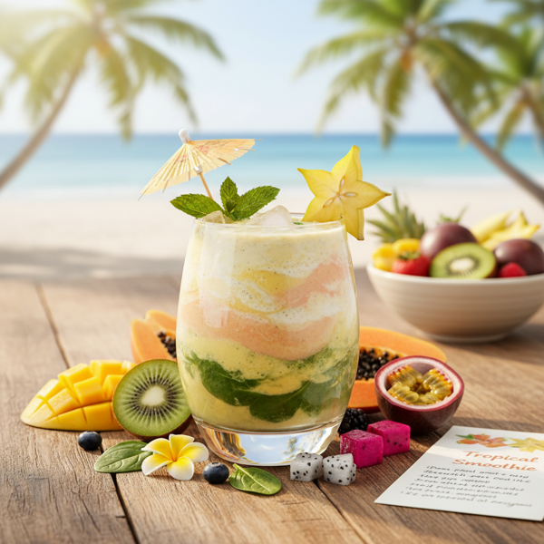 Refreshing Tropical Smoothie Delight recipe
