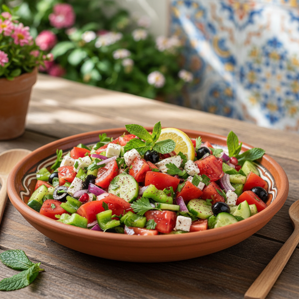 Refreshing Turkish Garden Salad recipe