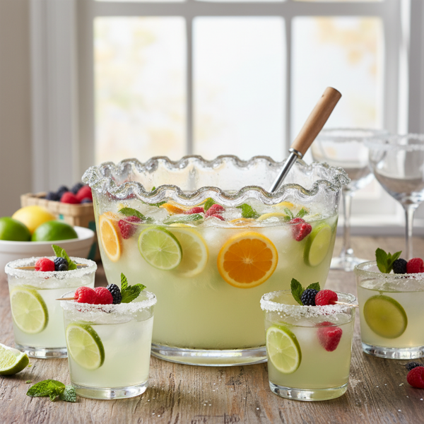 Refreshing Virgin Margarita Punch recipe