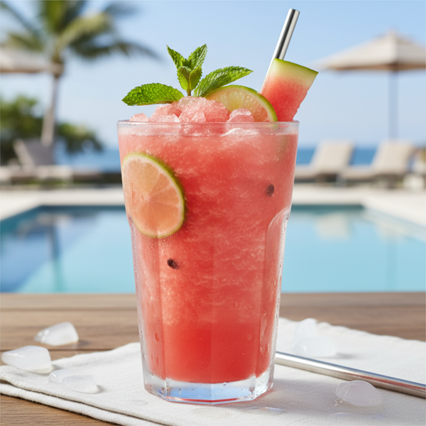 Refreshing Watermelon Rum Slush recipe