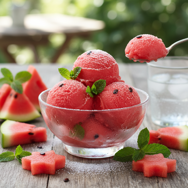 Refreshing Watermelon Sorbet recipe