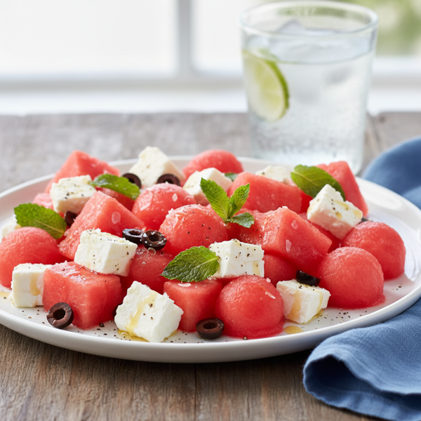 Refreshing Watermelon and Feta Delight recipe
