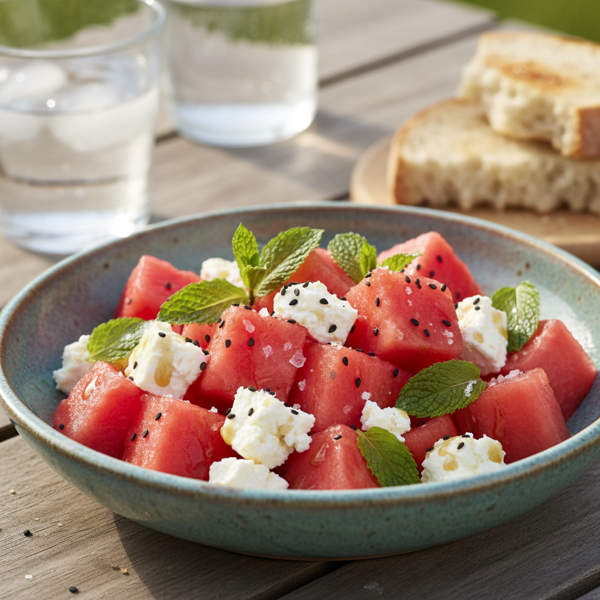 Refreshing Watermelon and Feta Salad recipe